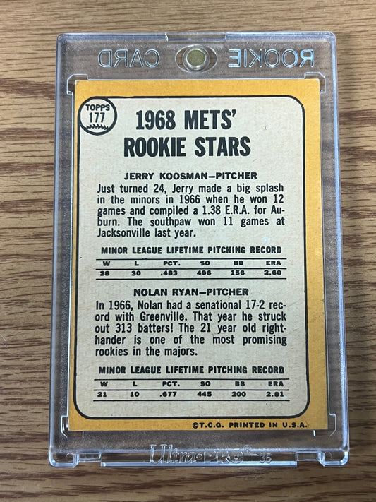 1968 Topps - Nolan Ryan Rookie Card