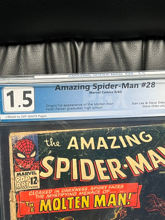 Amazing Spider-Man #28 (1965) - PGX 1.5 - 1st Appearance Molten Man
