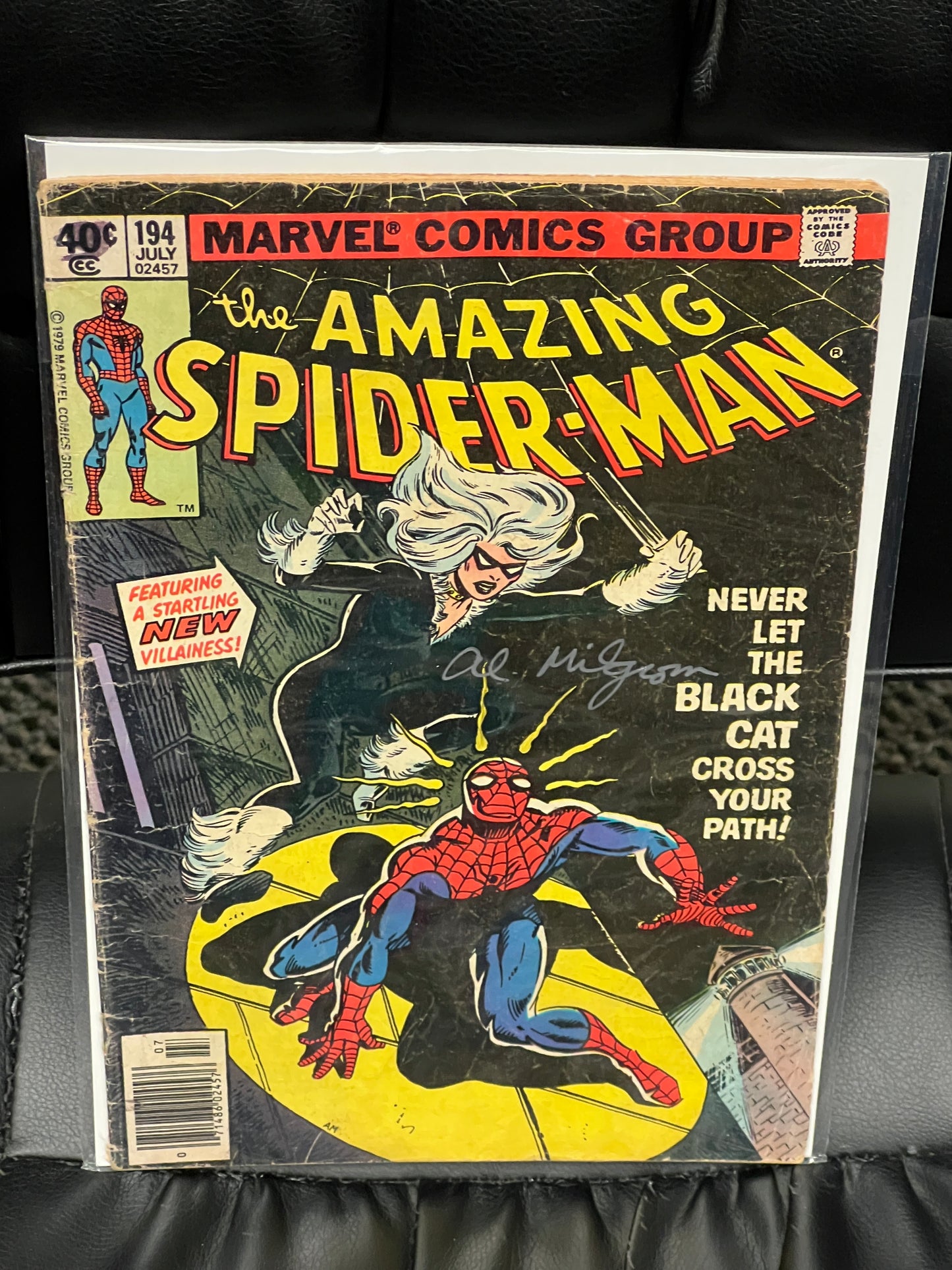 Amazing Spider-Man #194 - Signed by Al Milgrom
