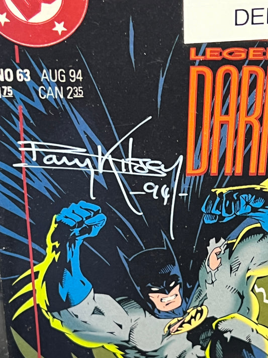 Legend of the Dark Knight #63 - Triple Signed - Hanna, Kitson and Oneal