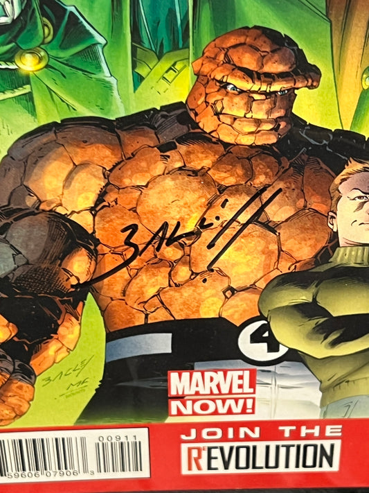 Fantastic Four #009 - Signed by Mark Bagley