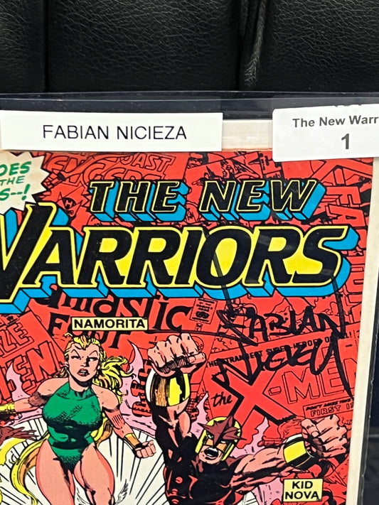 The New Warriors #1 - Signed by Fabian Nicieza