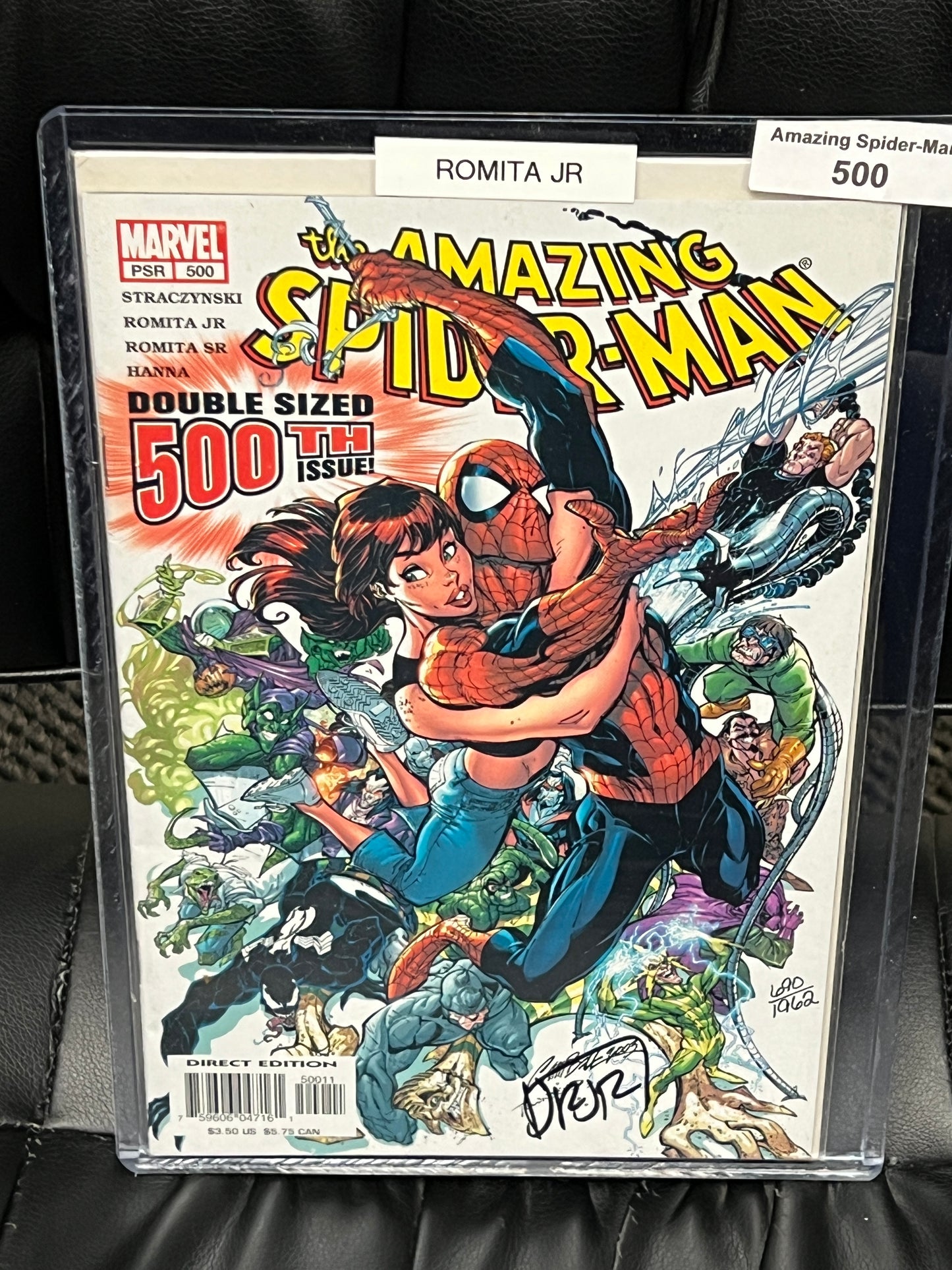 Amazing Spider-Man #500 - Signed by John Romita Jr.