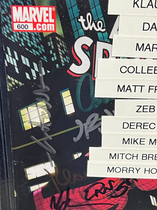 Amazing Spider-Man #600 - Signed 11X