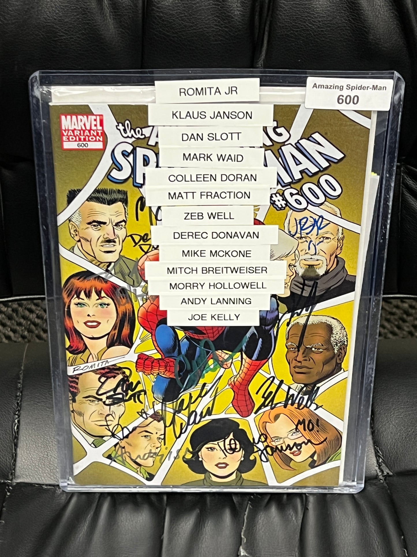 Amazing Spider-Man #600 - Romita Variant - Signed 13X