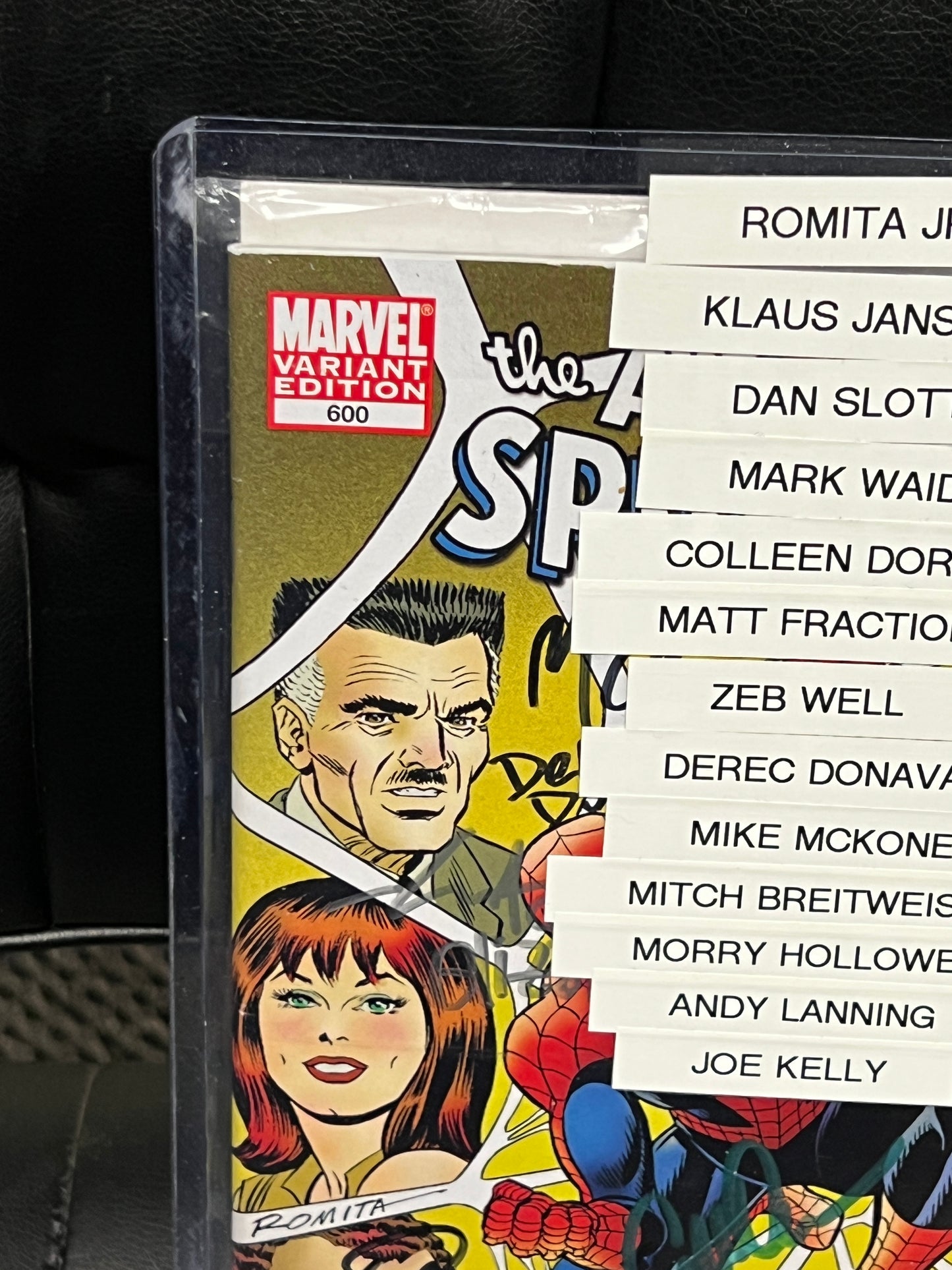 Amazing Spider-Man #600 - Romita Variant - Signed 13X