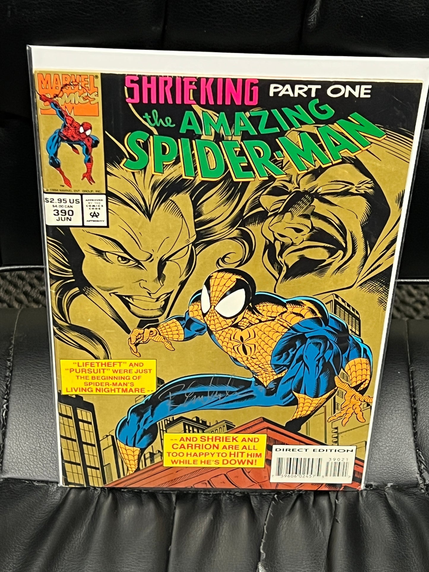 Amazing Spider-Man #390 - Signed by Randy Emberlin