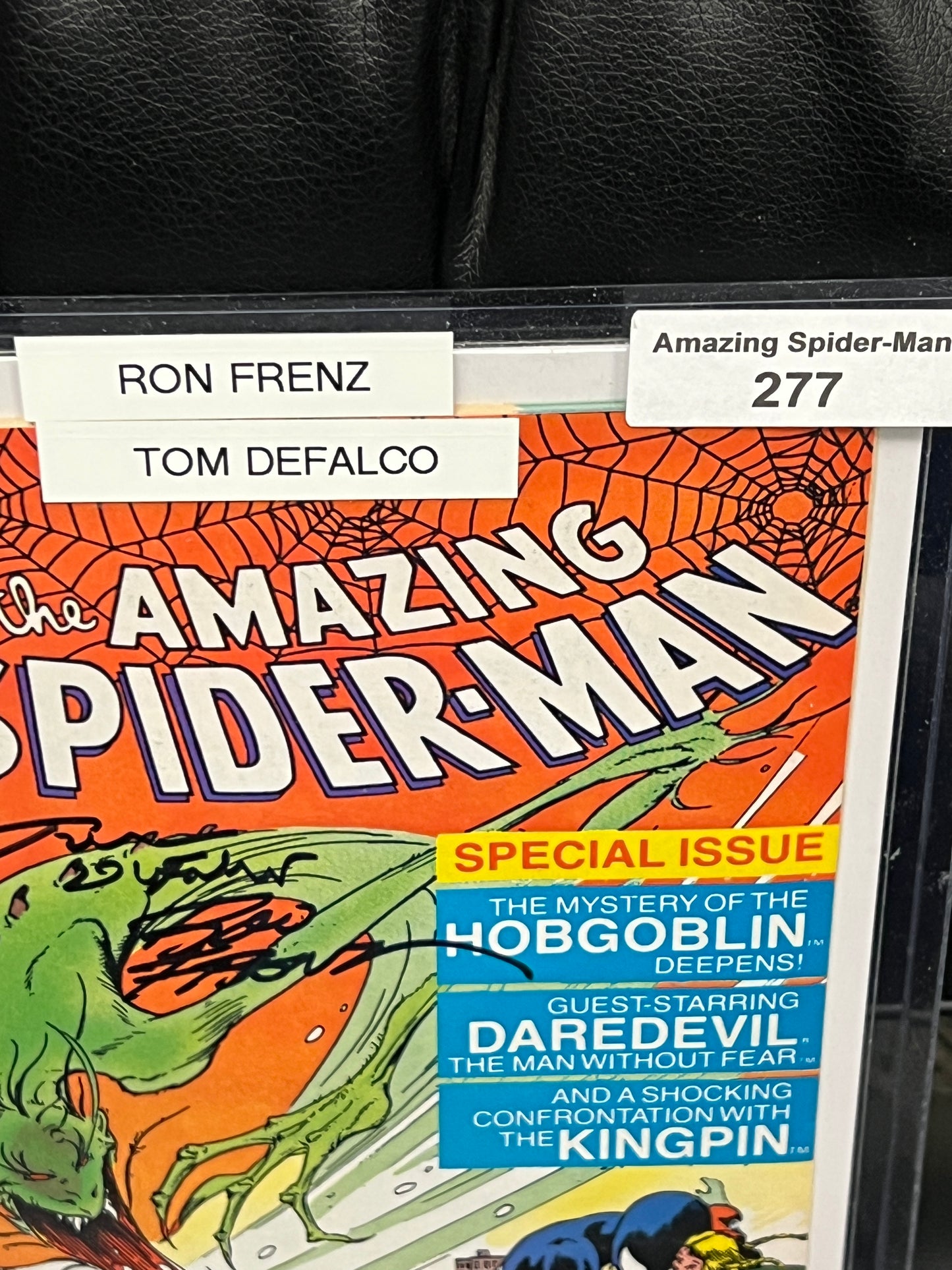Amazing Spider-Man #277 - Signed by Ron Frenz and Tom Defalco