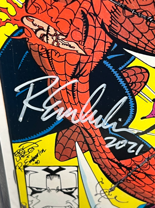 Amazing Spider-Man #345 - Signed by Bagley and Emberlin