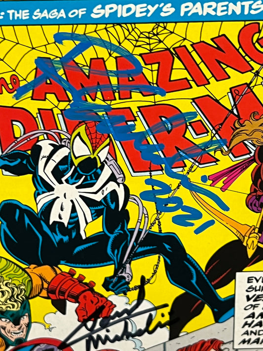 Amazing Spider-Man #367 - Signed by Bagley, Emberlin and Michelinie