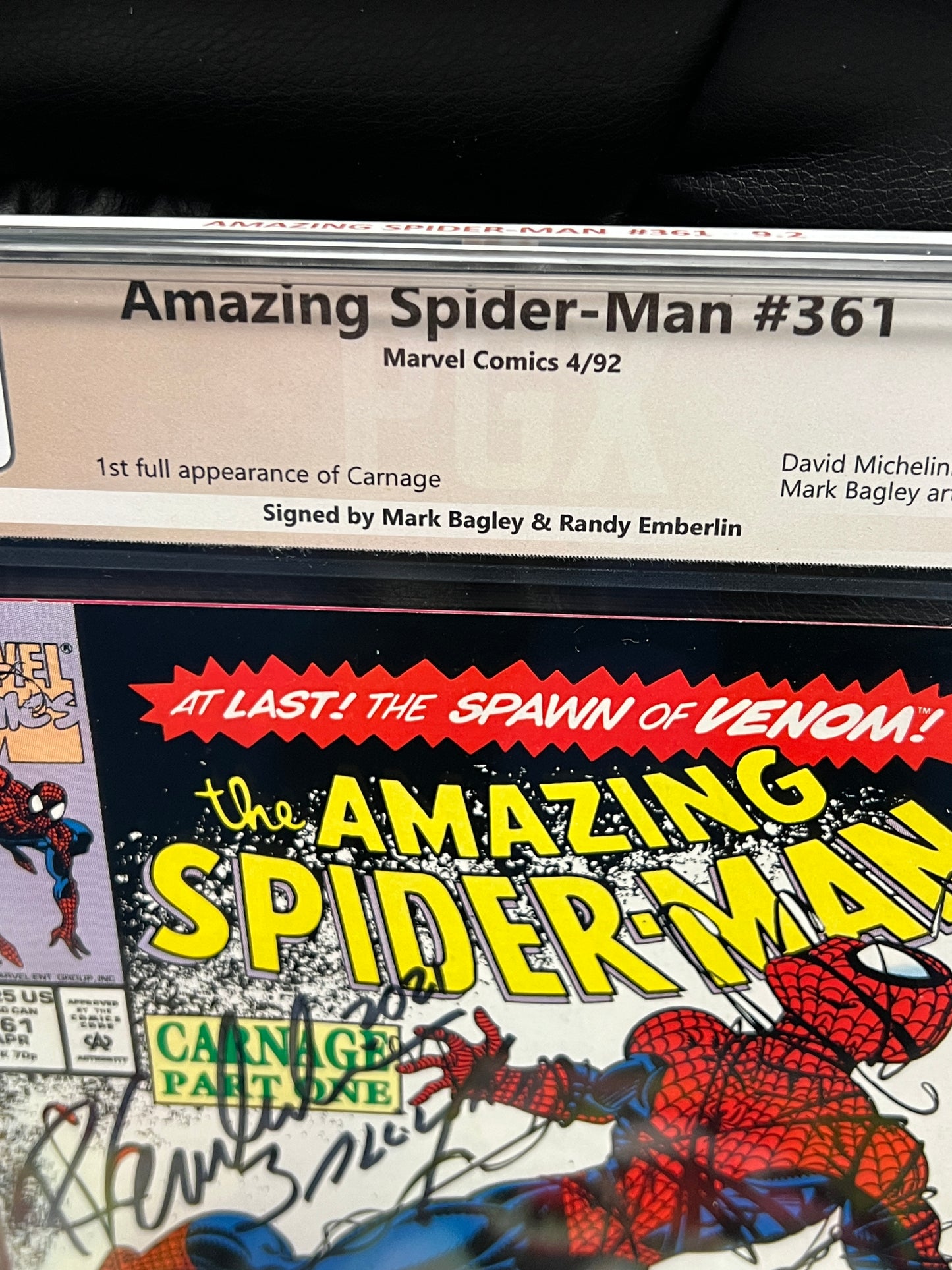 Amazing Spider-Man #'s 360-363 - CARNAGE!!!! - All Signed and Graded