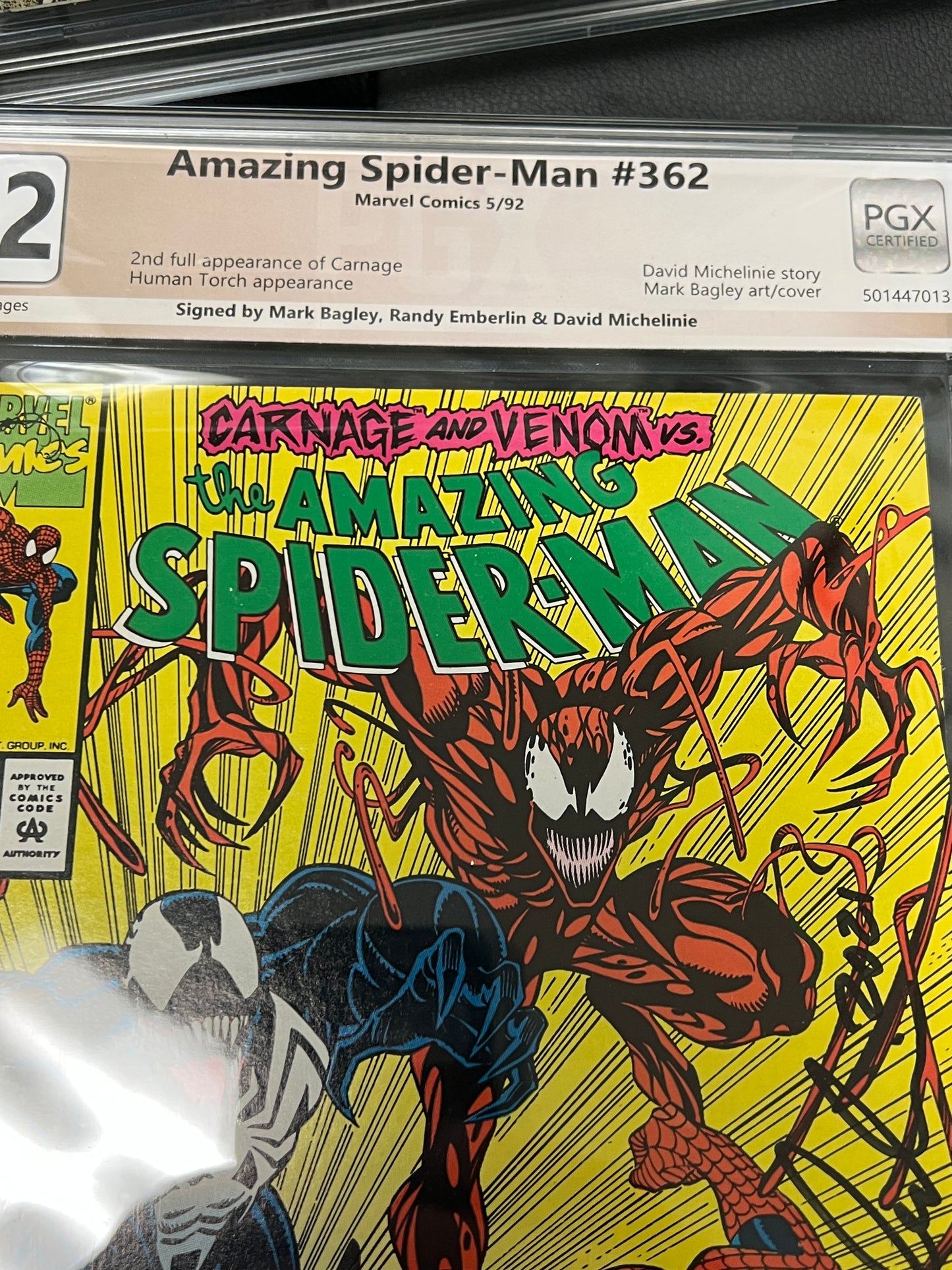 Amazing Spider-Man #'s 360-363 - CARNAGE!!!! - All Signed and Graded