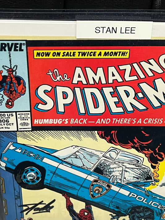 Amazing Spider-Man #306 - Signed by Stan Lee