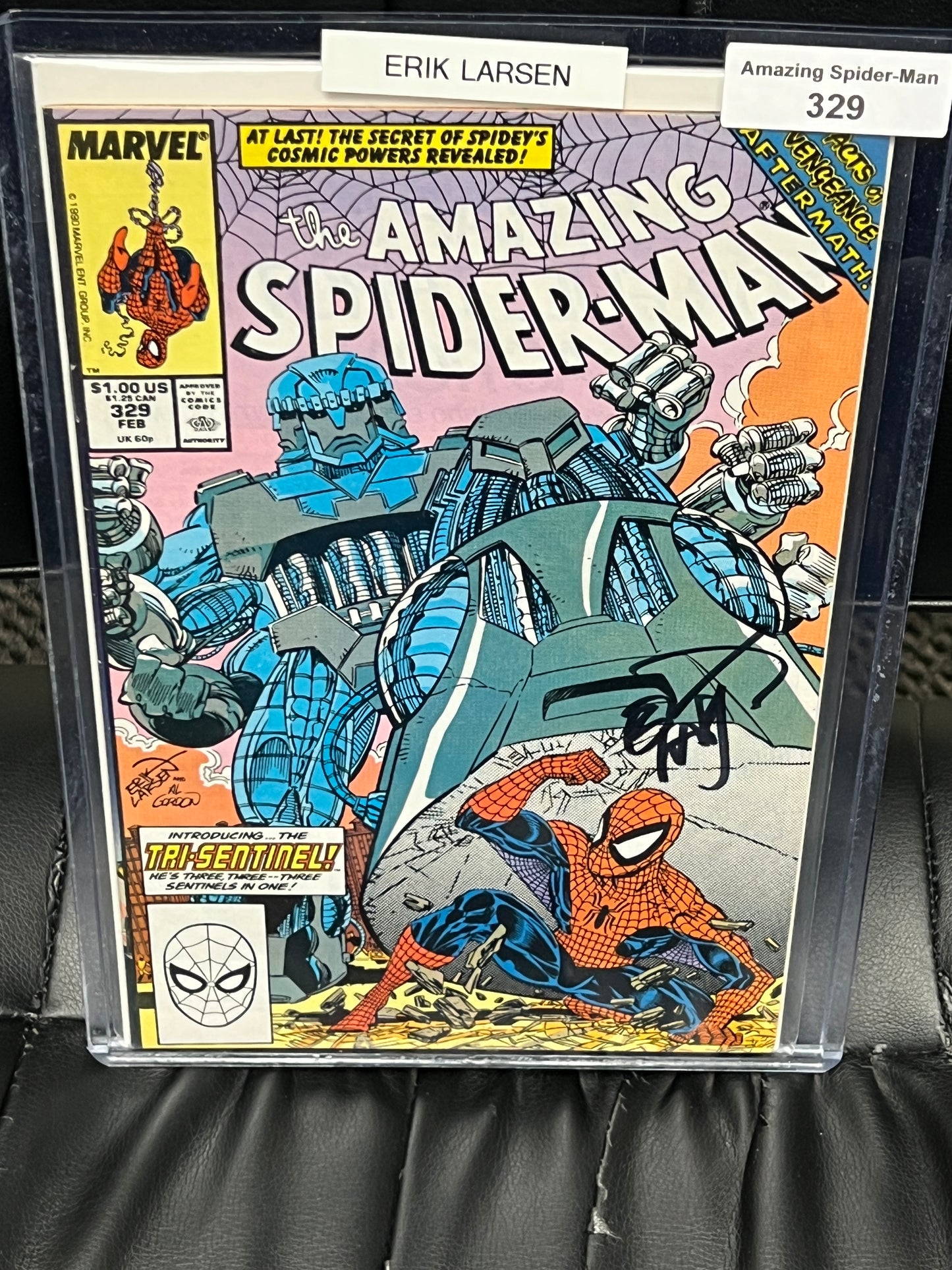 Amazing Spider-Man #329 - Signed by Erik Larsen