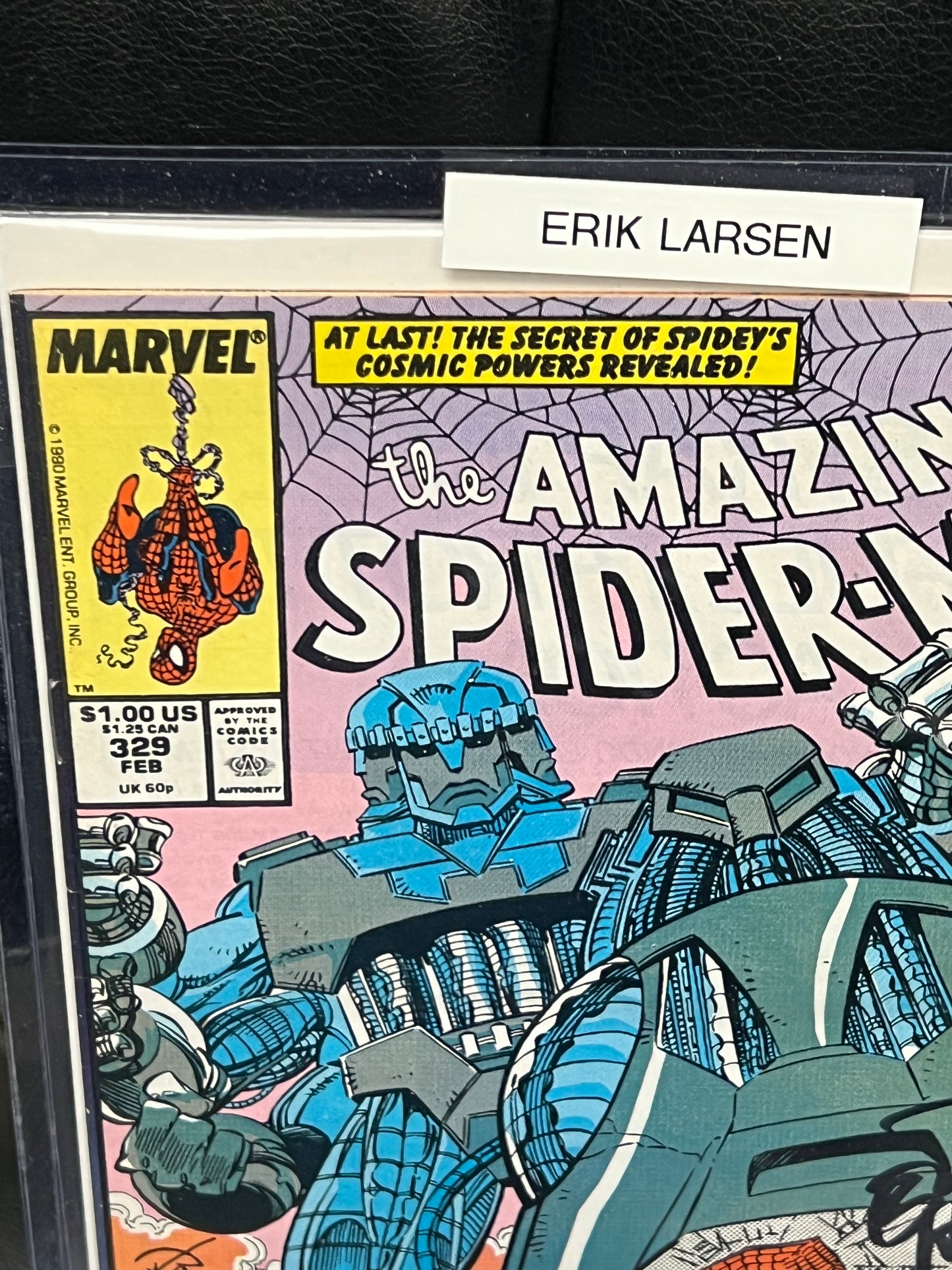 Amazing Spider-Man #329 - Signed by Erik Larsen