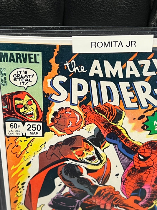 Amazing Spider-Man #250 - Signed by John Romita Jr.