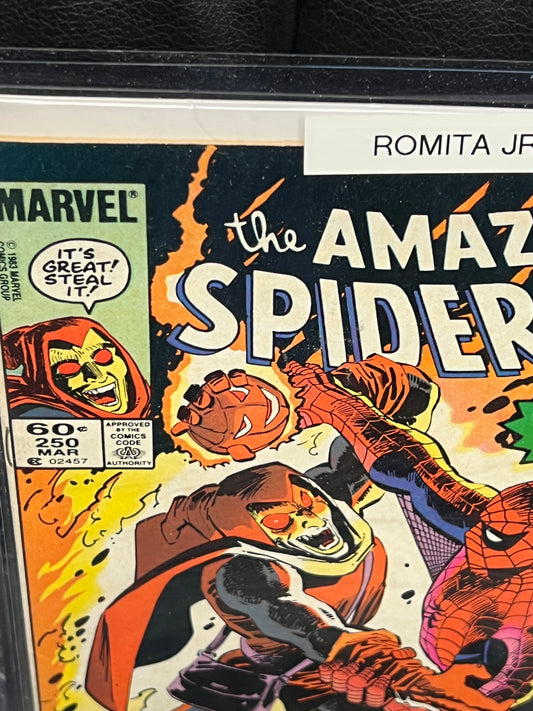 Amazing Spider-Man #250 - Signed by John Romita Jr.