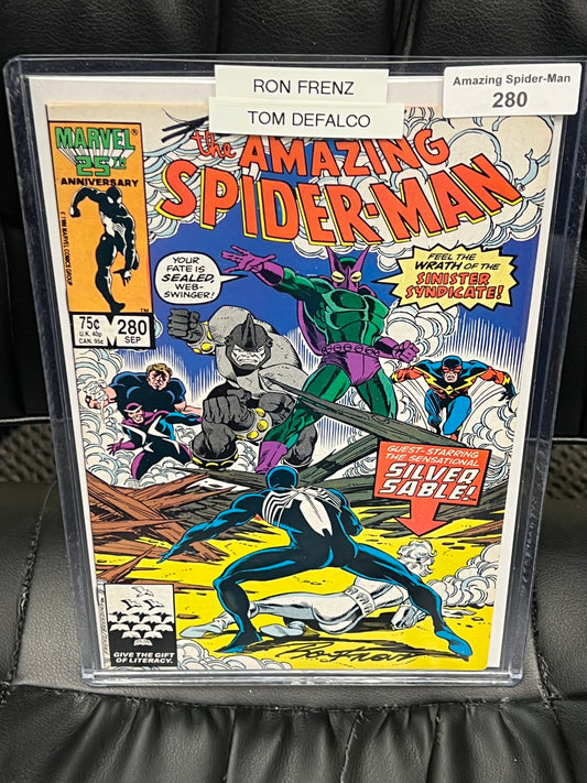Amazing Spider-Man #280 - Signed by Frenz and DeFalco