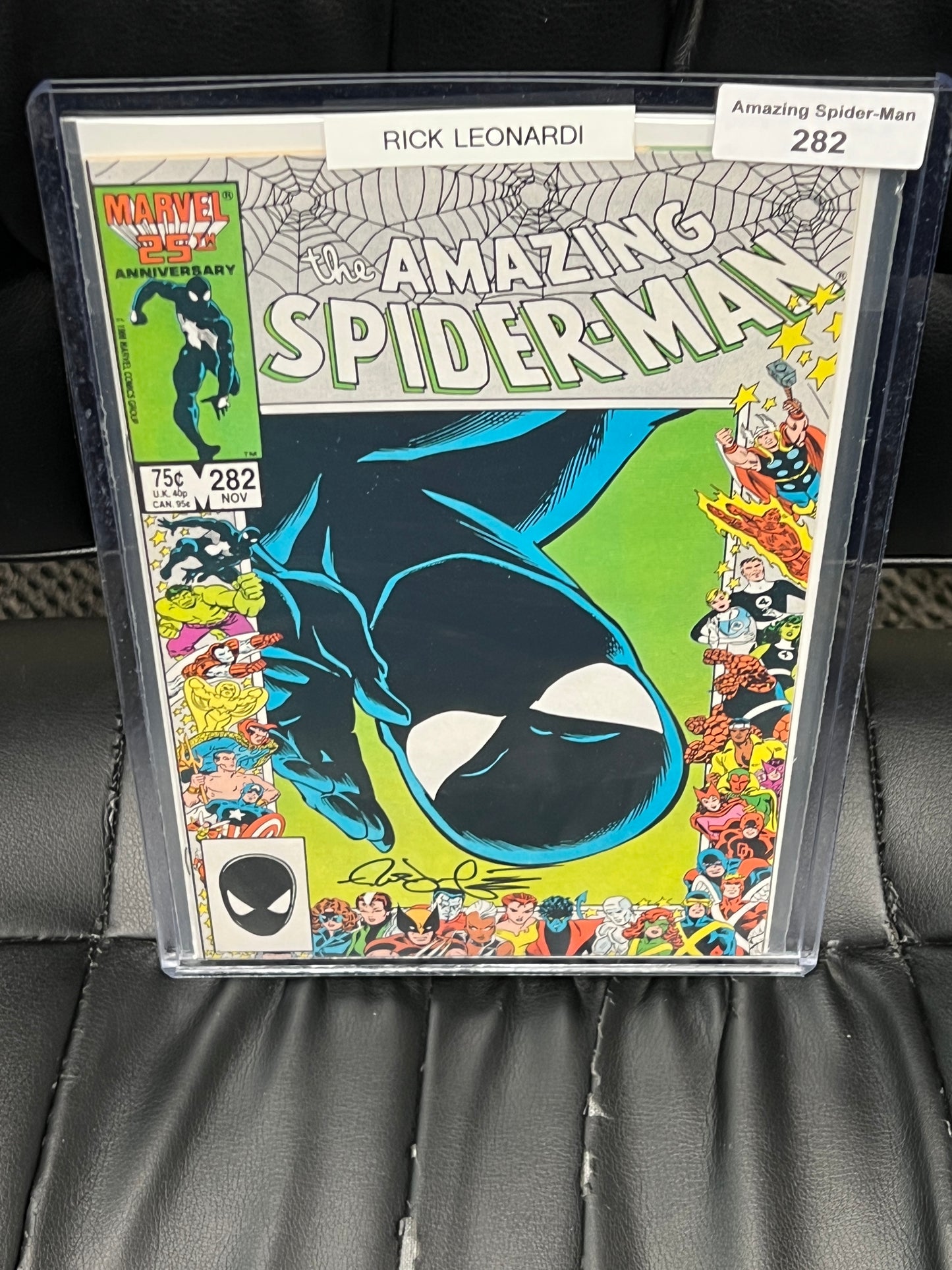 Amazing Spider-Man #282 - Signed by Rick Leonardiy)
