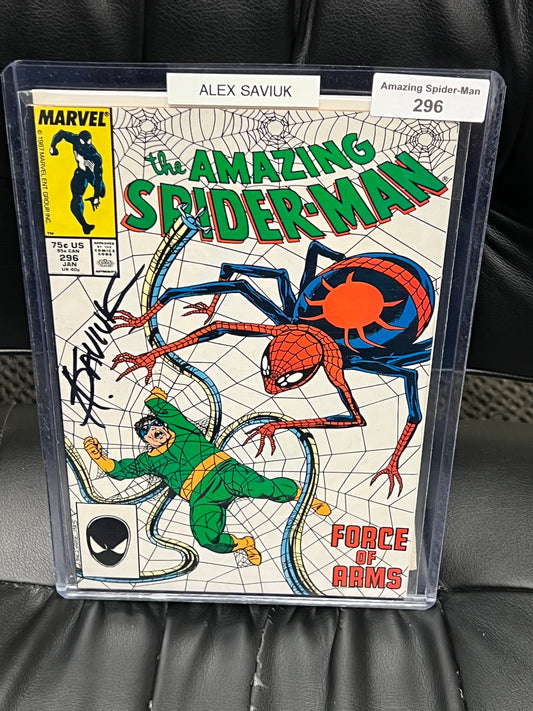 Amazing Spider-Man #296 - Signed by Alex Saviuk