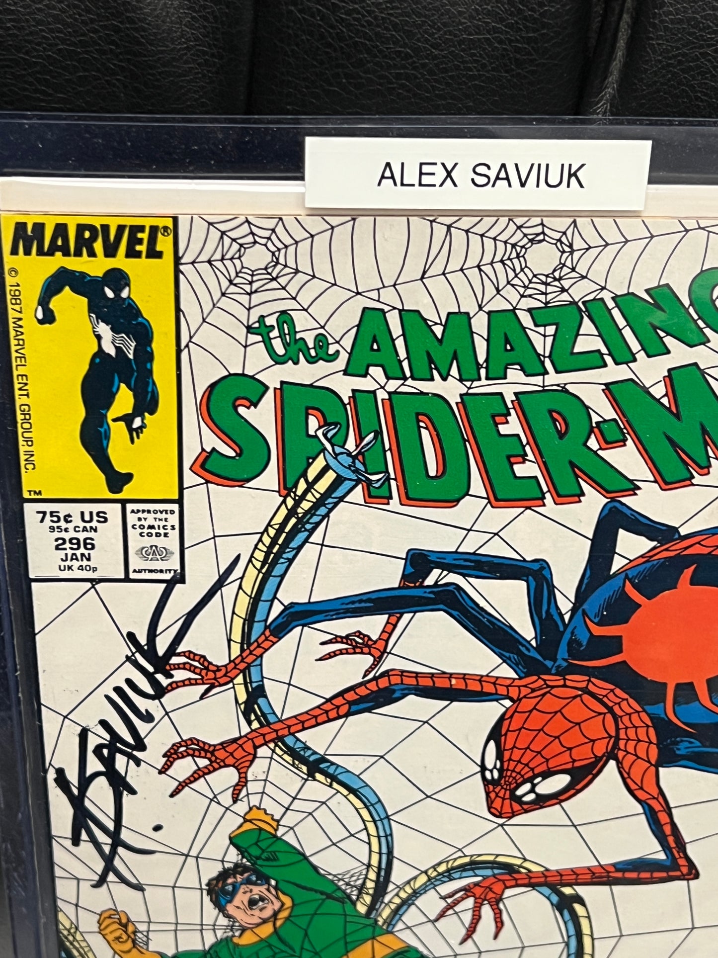 Amazing Spider-Man #296 - Signed by Alex Saviuk