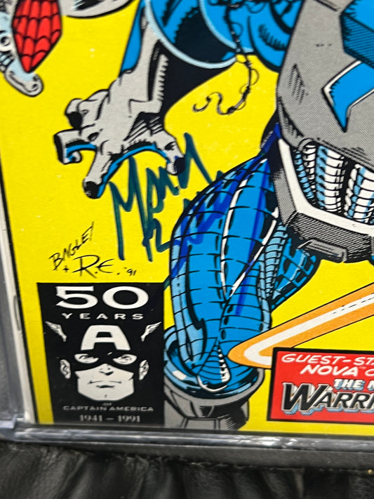 Amazing Spider-Man #351 - Signed by Mark Bagley