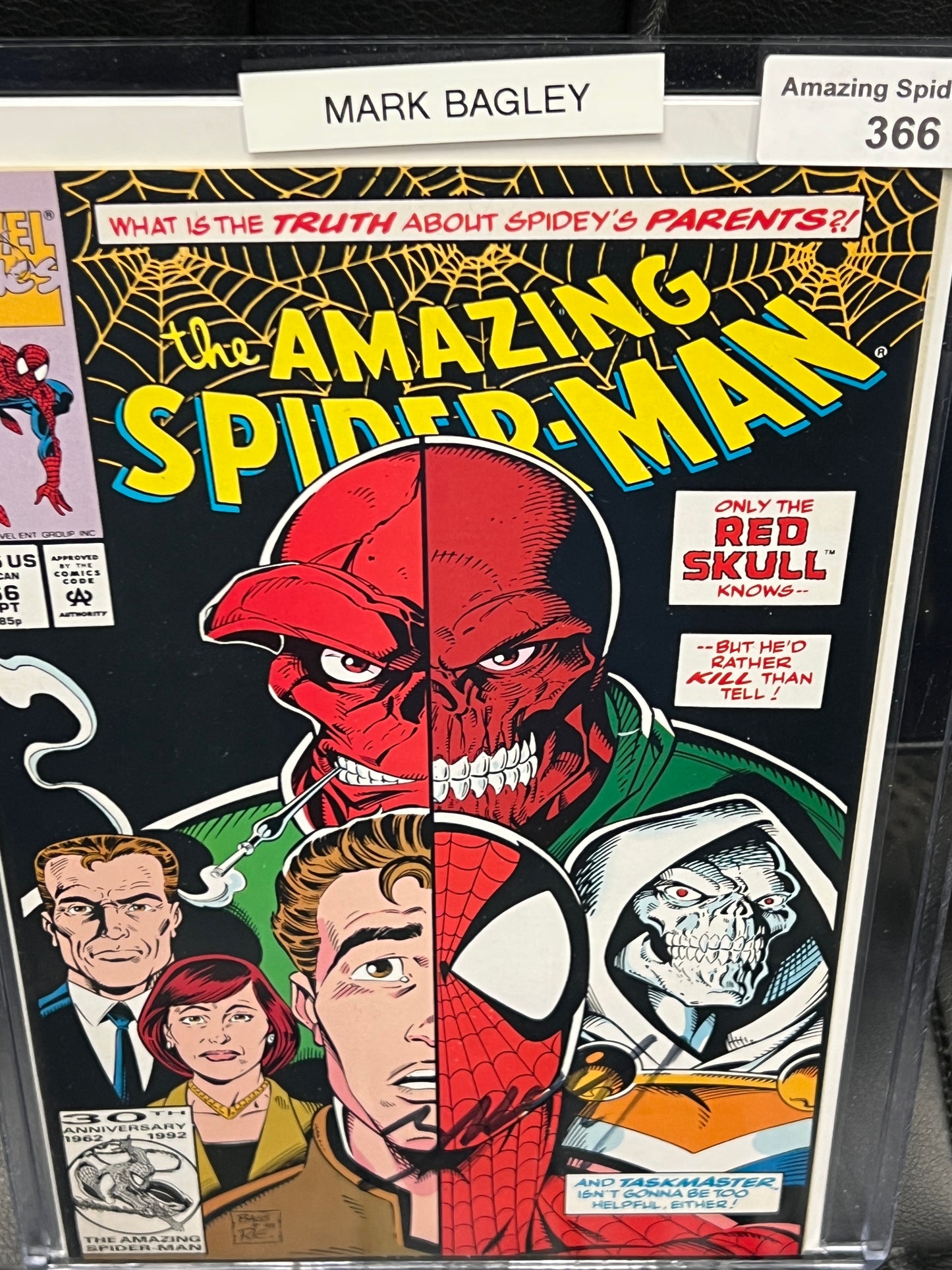 Amazing Spider-Man #367 - Signed by Mark Bagley
