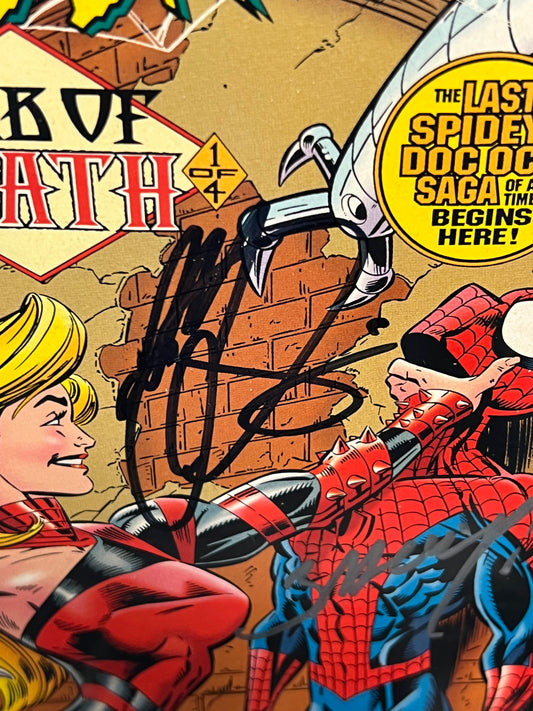 Amazing Spider-Man #397 - Signed by Bagley and DeMatteis