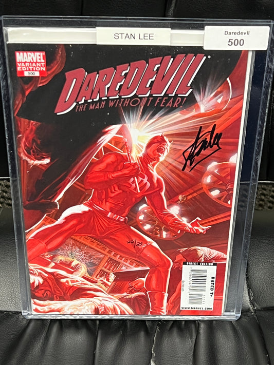Daredevil #500 - Signed by Stan Lee