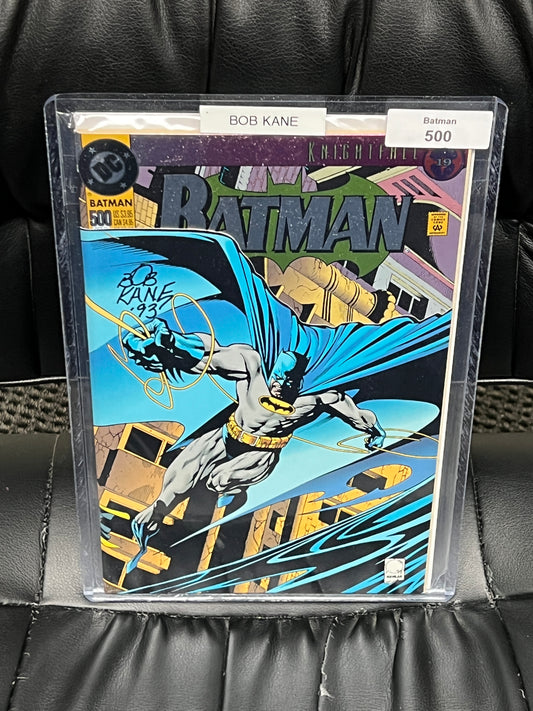 Batman #500 - Signed by Bob Kane