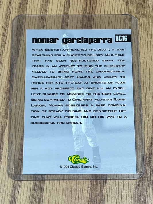 1994 Classic Baseball - Nomar Garciaparra - Rookie Card