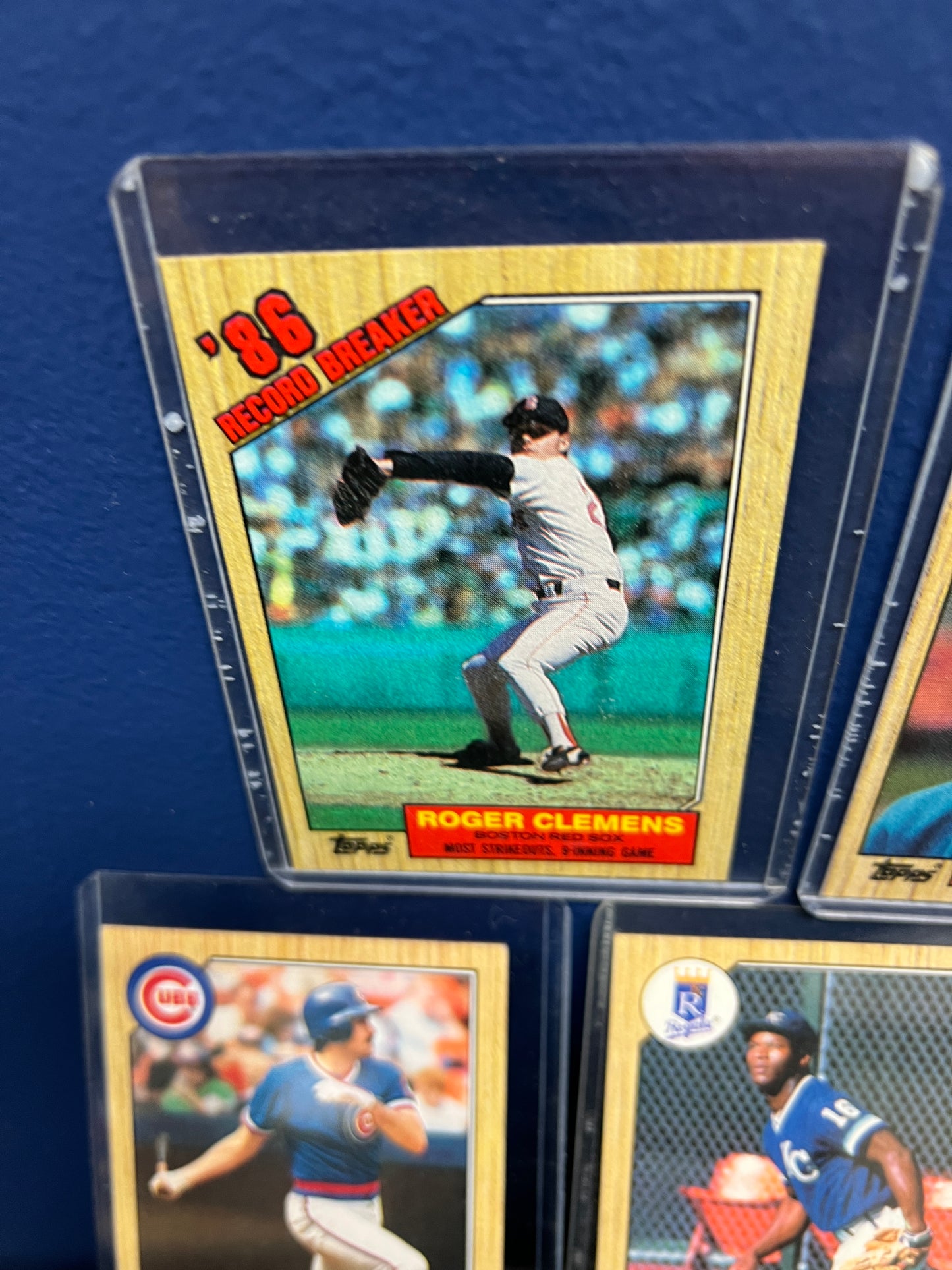 Baseball Rookies - Clemens, Jackson, Moyer and Palmeiro