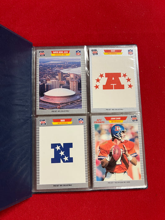 1989 ProSet Football - Super Bowl Special Collector's Edition