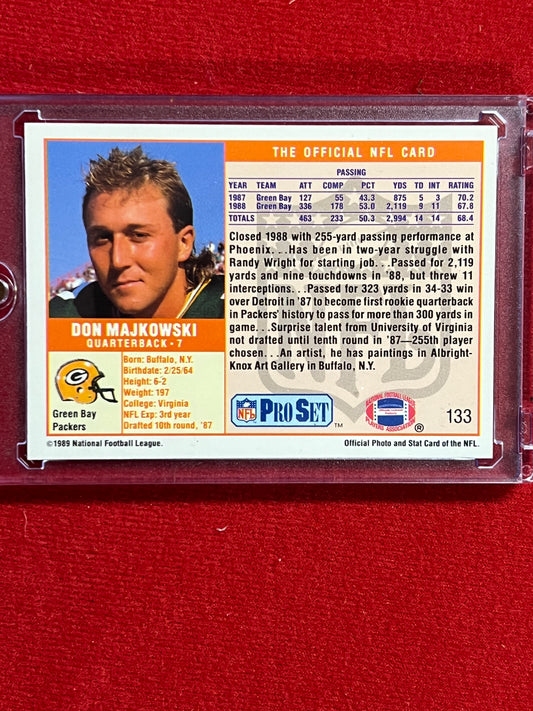 1989 ProSet - Don Majkowski - Autographed Card