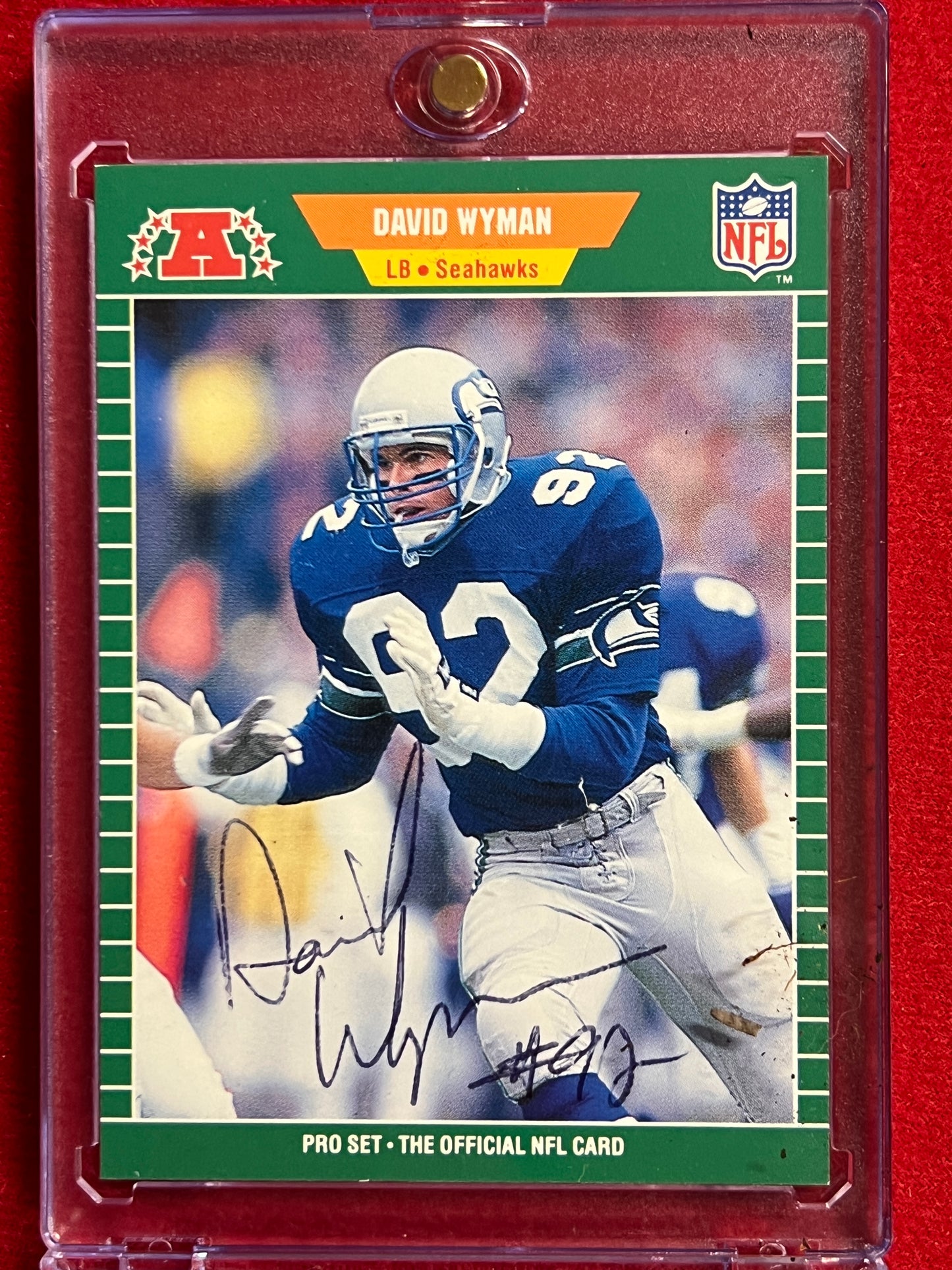 1989 ProSet - David Wyman - Autographed Card