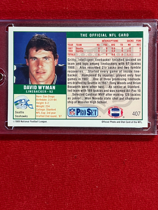 1989 ProSet - David Wyman - Autographed Card