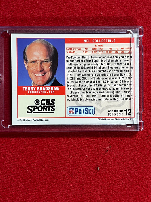 1989 ProSet - Terry Bradshaw - Autographed Card