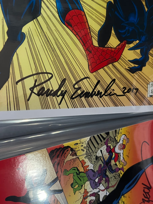 Art Print (11 x 17)- Amazing Spider-Man - Signed by Mark Bagley and Randy Emberlin - Carnage, Spider-Man and Venom