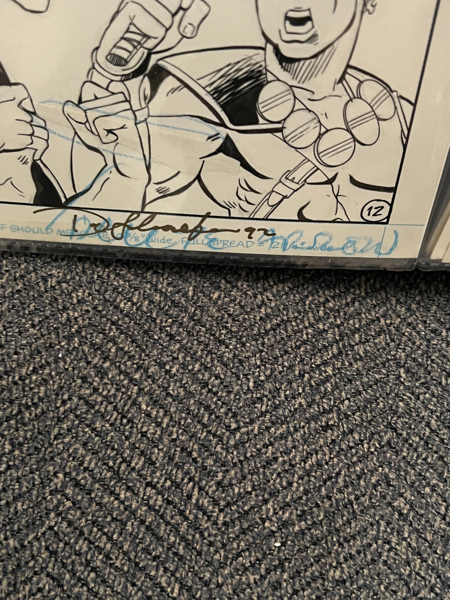 Original Comic Art - Signed by Dan Schaefer - Sword of the Atom, page 30
