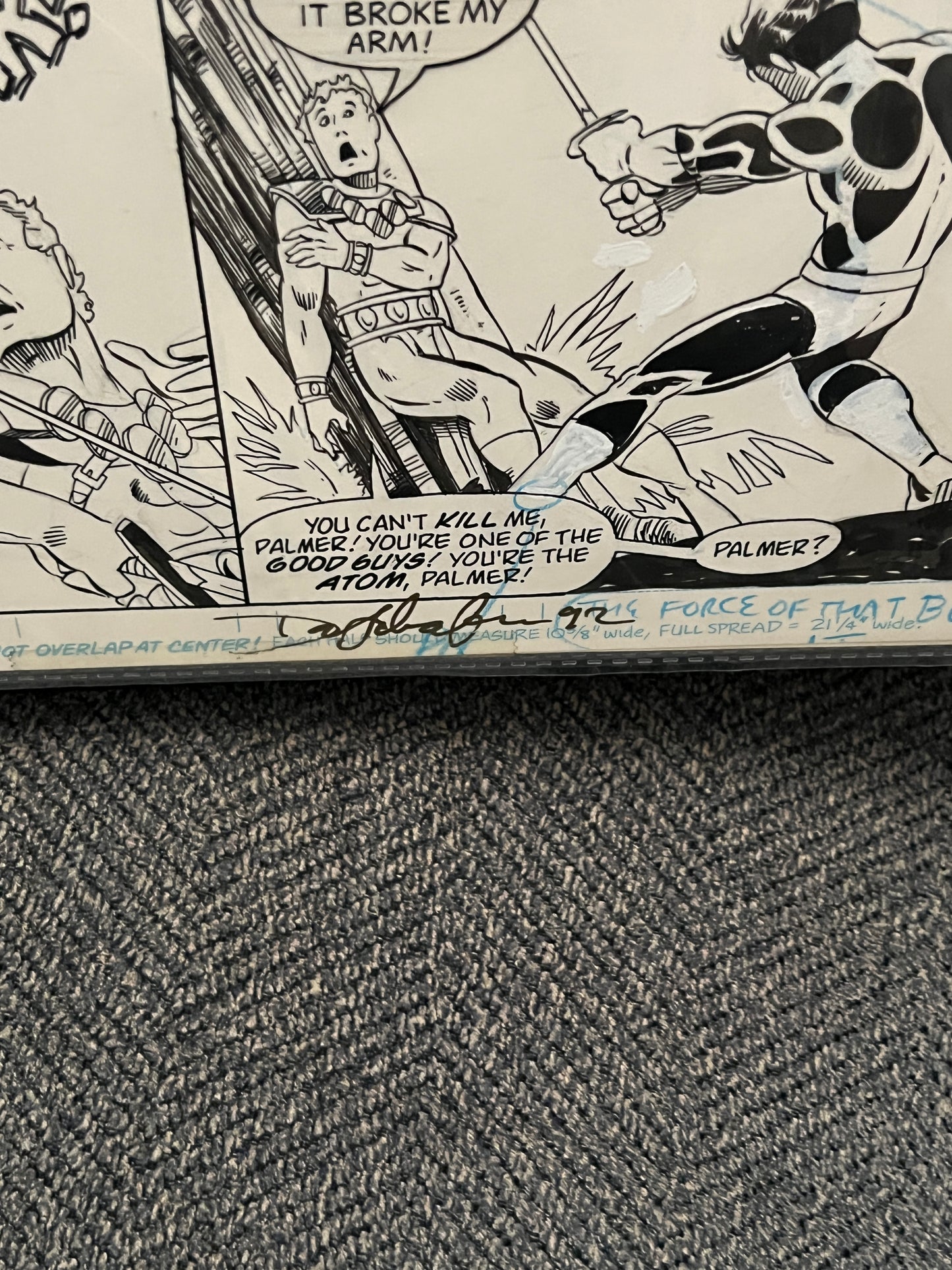 Original Comic Art - Signed by Dan Schaefer - Sword of the Atom, page 31