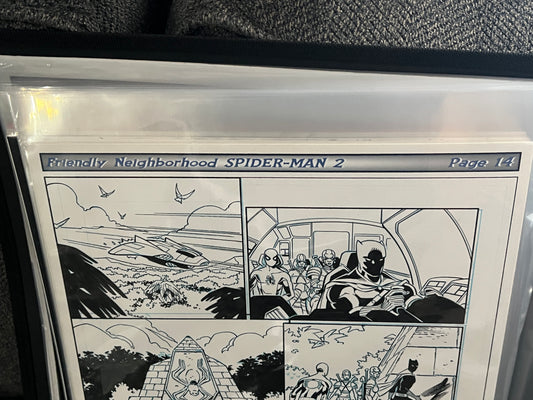 Original Comic Art - Signed by Karl Kezel - Friendly Neighborhood Spider-Man #2, page 14