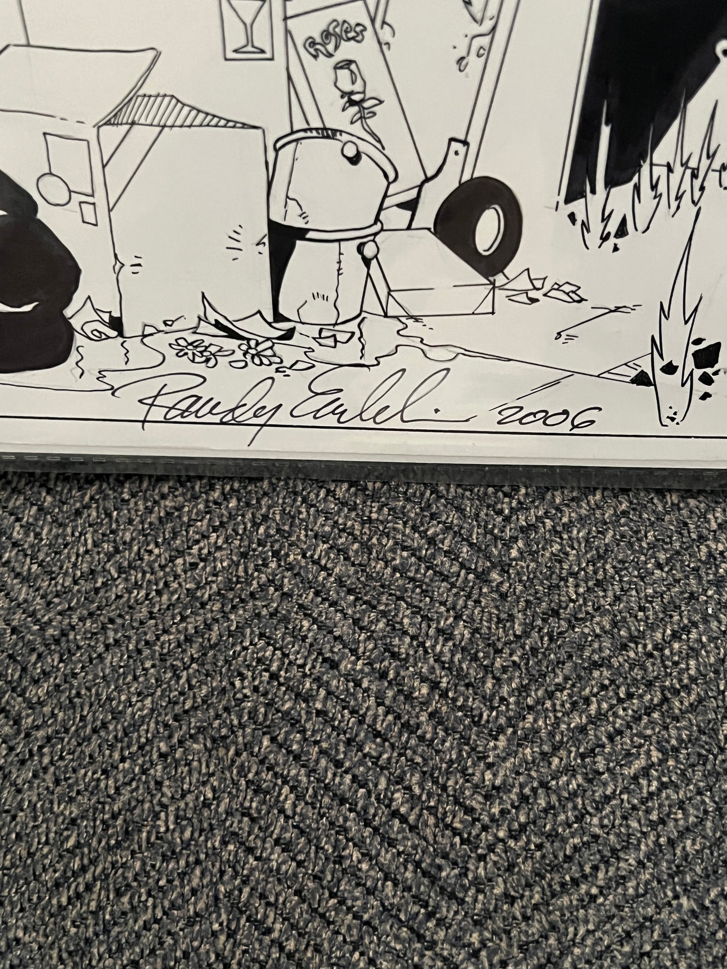 Original Comic Art - Signed by Randy Emberlin - Dead to Rights #1, page 8