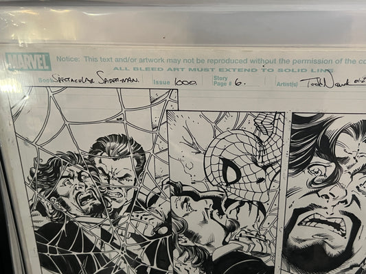 Original Comic Art - Signed by Todd Naueck - Spectacular Spider-Man #1000, page 6