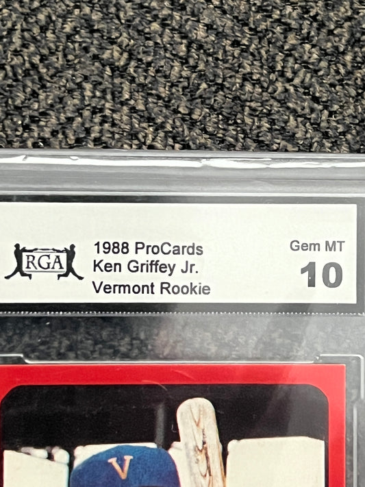 1988 ProCards - Ken Griffey Jr. - Vermont Mariners #NNO (RGA - 10.0)