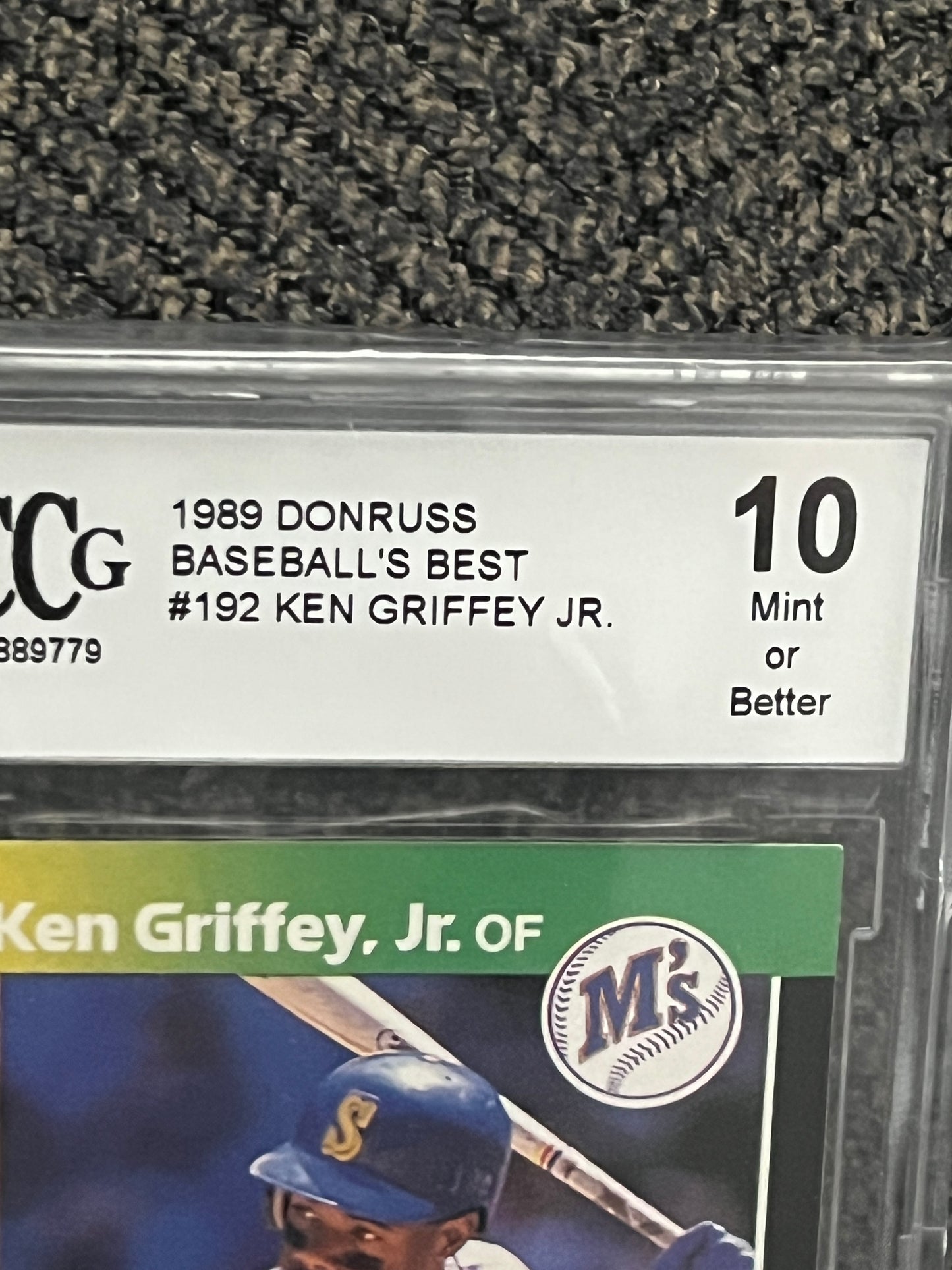 1989 Donruss Baseball's Best Ken Griffey Jr. rookie #192 (BCCG - 10.0)