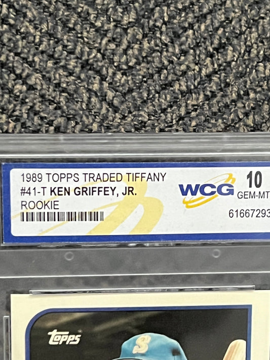 1989 Topps Traded Tiffany Ken Griffey Jr. rookie #41T (WCG-10.0)