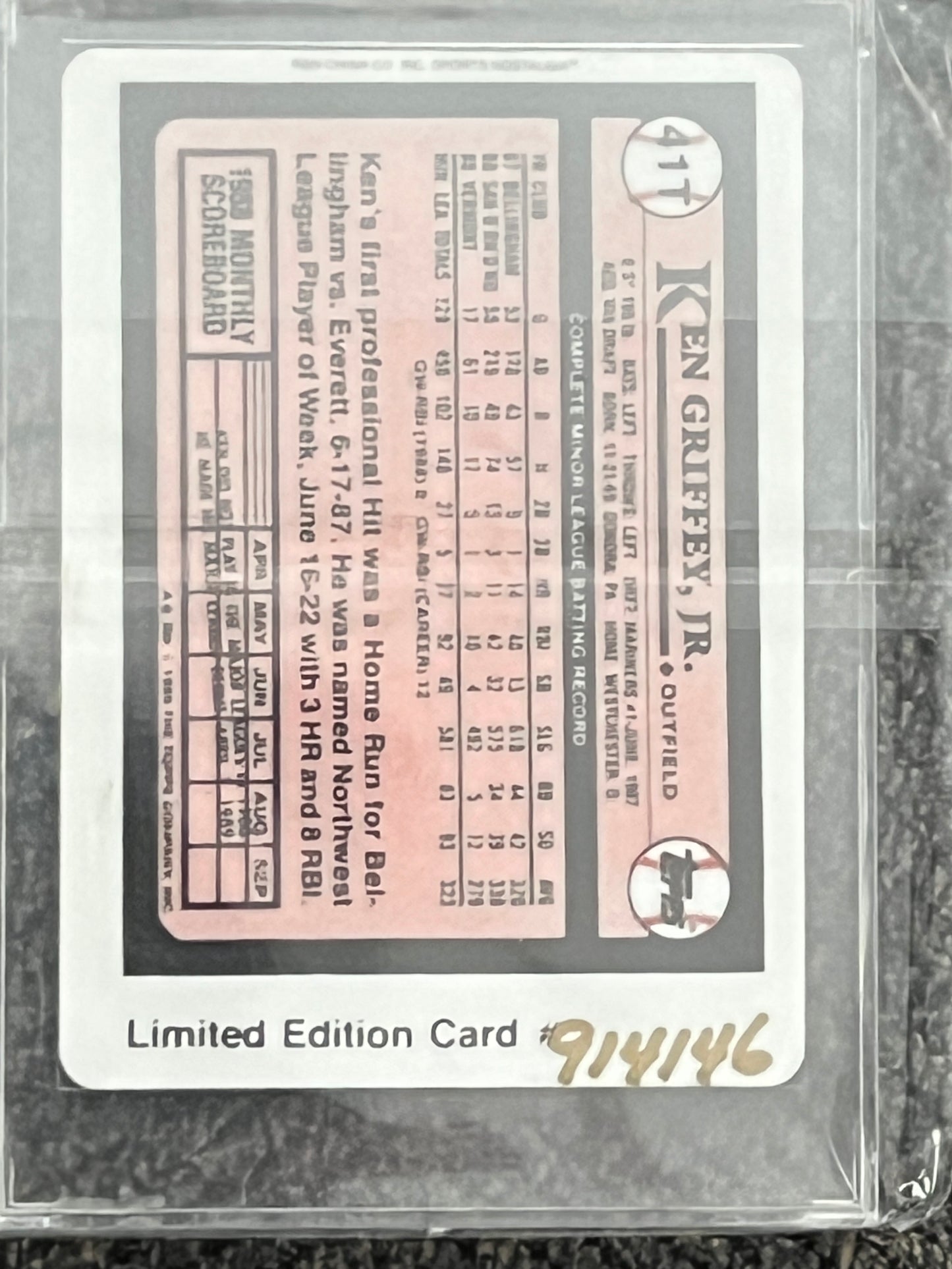 1989 Topps Traded Porcelain Ken Griffey Jr. rookie #41T (Ungraded)