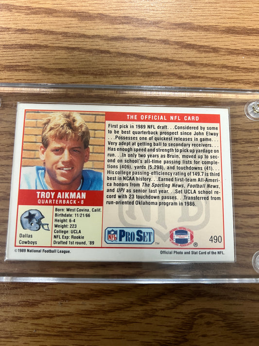 1989 Pro Set - Troy Aikman Rookie Card