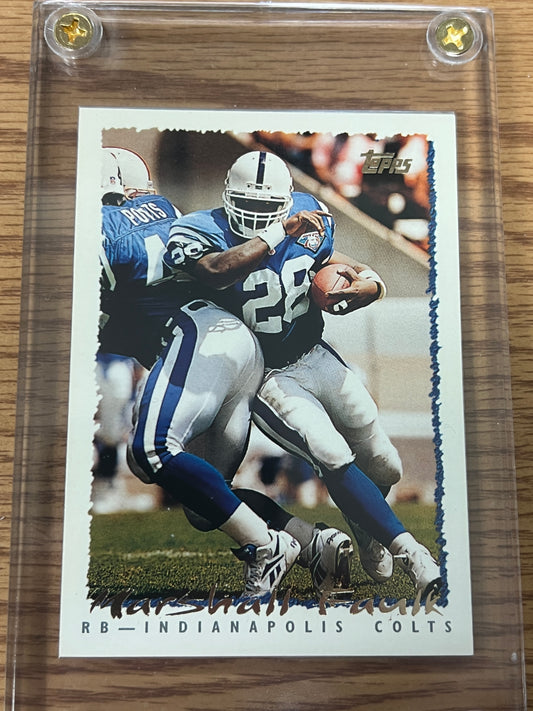 1995 Topps - Marshal Faulk Rookie Card
