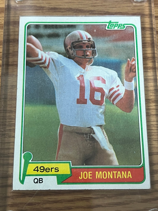 1981 Topps - Joe Montana Rookie Card